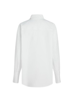 karl lagerfeld shirt womankarl daily poplin shirt - b1w11012 100
