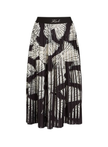 karl lagerfeld falda mujer commercial pleated skirt - b1w12008 2hf