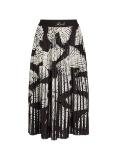 karl lagerfeld falda mujer commercial pleated skirt - b1w12008 2hf