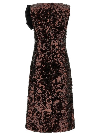 ganni vestido mujer velvet sequins straight midi dress - a1030202 zwx 2
