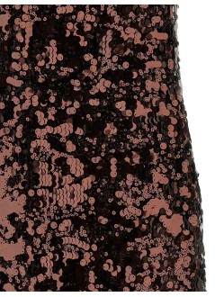 ganni vestido mujer velvet sequins straight midi dress - a1030202 zwx
