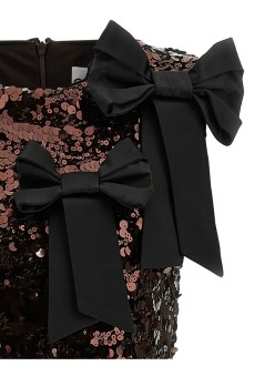 ganni vestido mujer velvet sequins straight midi dress - a1030202 zwx