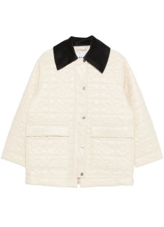 ganni outerwear womanshiny quilt jacket - a1010078 265