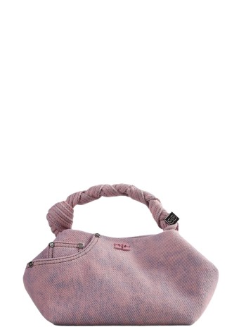 ganni crossbody womanbou small denim - b2100044 05c