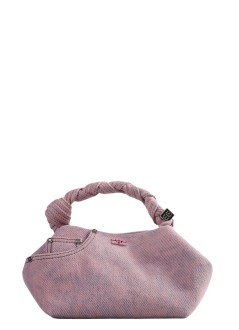 ganni crossbody mujer bou small denim - b2100044 05c