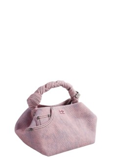 ganni crossbody mujer bou small denim - b2100044 05c