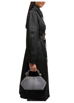 ganni crossbody mujer bou small denim - b2100036 175