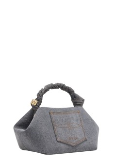 ganni crossbody mujer bou small denim - b2100036 175