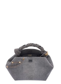 ganni crossbody mujer bou small denim - b2100036 175