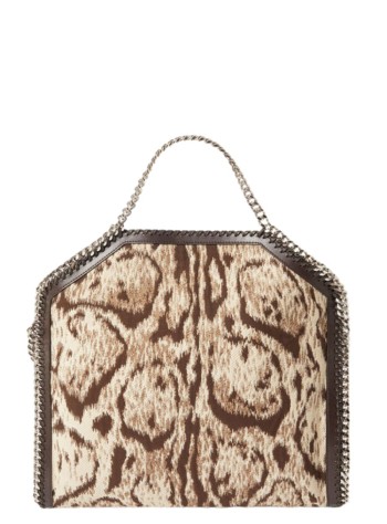 stella mccartney handbag mujer falabella 3-chain bag clouded leopard jacquard - 234387wp0680 2203
