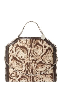 stella mccartney handbag mujer falabella 3-chain bag clouded leopard jacquard - 234387wp0680 2203