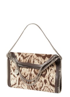 stella mccartney handbag mujer falabella 3-chain bag clouded leopard jacquard - 234387wp0680 2203