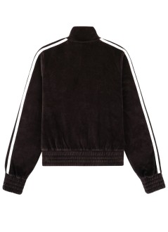 sporty & rich outerwear mujer ny crest elio velour track jacket - ja06765243br03 10