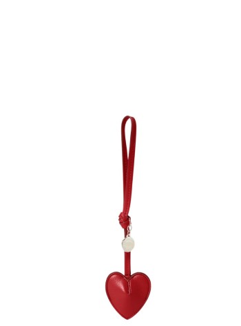 stella mccartney llaveros unisex heart charm embossed grainy eco - 7v0147wp0674 6309