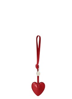 stella mccartney llaveros unisex heart charm embossed grainy eco - 7v0147wp0674 6309