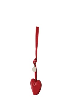 stella mccartney llaveros unisex heart charm embossed grainy eco - 7v0147wp0674 6309