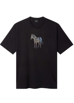 ps t-shirt manmens casual fit t shirt zebra - m2r220xvp560779 black