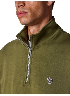 ps sweater manmens reg fit half zip top zebra - m2r168tzv2111636e green