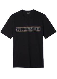 ps t-shirt manmens casual fit t shirt ps paul smith - m2r220xvp559079 black