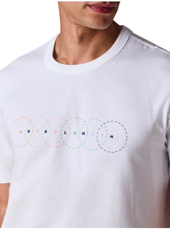 ps camiseta hombre mens casual fit t shirt ps paul smith - m2r220xvp559001 white 2