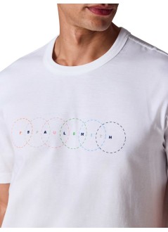 ps camiseta hombre mens casual fit t shirt ps paul smith - m2r220xvp559001 white