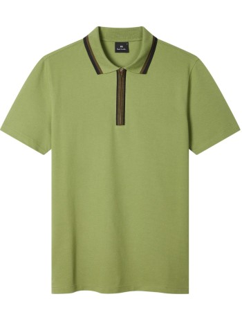ps polo manmens reg fit zip polo shirt - m2r322yv2151131 green