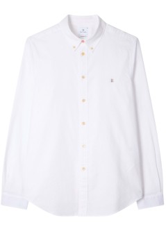 ps shirt manmens ls tailored fit chest emb - m2r599rev2184601 white