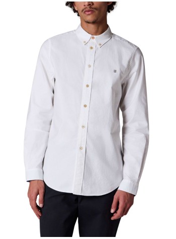 ps camiseria hombre mens ls tailored fit chest emb - m2r599rev2184601 white 2