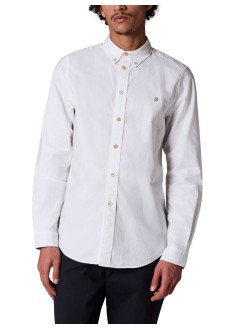 ps shirt manmens ls tailored fit chest emb - m2r599rev2184601 white