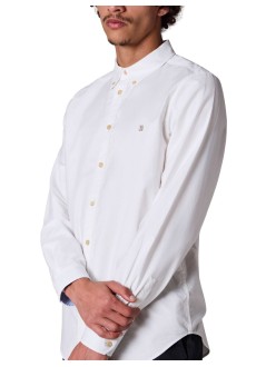 ps shirt manmens ls tailored fit chest emb - m2r599rev2184601 white