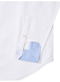 ps shirt manmens ls tailored fit chest emb - m2r599rev2184601 white
