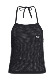 adidas originals top mujer crochet top - ke0199 black
