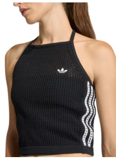 adidas originals top mujer crochet top - ke0199 black