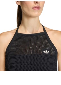 adidas originals top mujer crochet top - ke0199 black