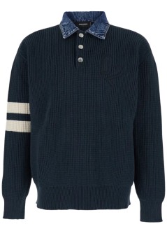 dsquared knitwear mandenim mix d2 knit pullover - s74ha1629d13185 962