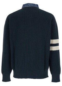 dsquared knitwear mandenim mix d2 knit pullover - s74ha1629d13185 962