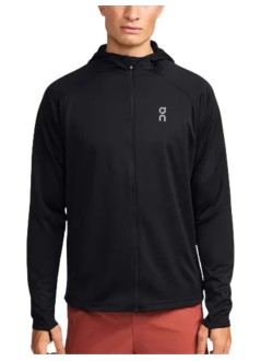 on running sweater manclimate zip hoodie - 1me10250553 black