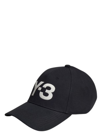 y3 cap many-3 logo cap - jp1142 black talc