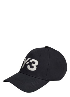 y3 cap many-3 logo cap - jp1142 black talc
