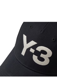 y3 cap many-3 logo cap - jp1142 black talc