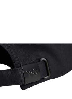 y3 cap many-3 logo cap - jp1142 black talc