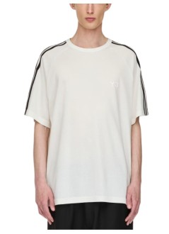y3 t-shirt manu wire t-shirt - jy8187 cwhite