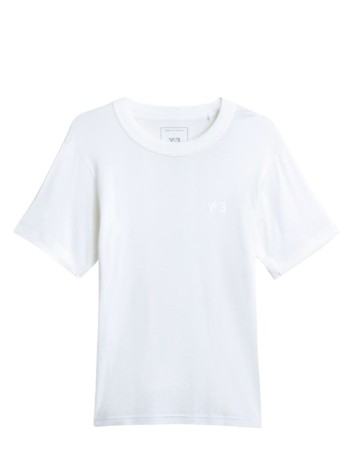 y3 t-shirt manslim tee - kb4631 cwhite