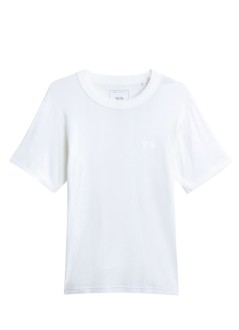 y3 t-shirt manslim tee - kb4631 cwhite