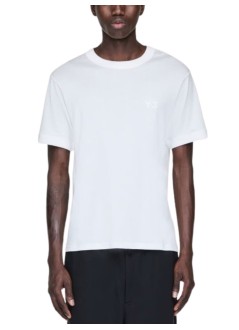 y3 t-shirt manslim tee - kb4631 cwhite