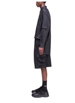 y3 short pant mansu cargo shorts - ks7652 black