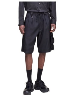 y3 short pant mansu cargo shorts - ks7652 black