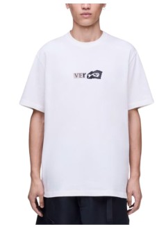 y3 t-shirt manvery-3 ss tee - kq9749 cwhite