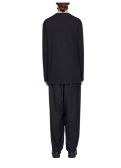 y3 t-shirt manu gfx ls tee - kr2239 black
