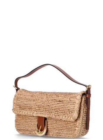 staud handbag mujer harlow raffia shoulder bag - h25r6003rb nttn 2